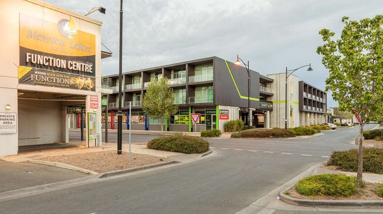 <b>Mawson Lakes Hotel Exterior</b>. Images powered by <a href="https://iceportal.shijigroup.com/" title="IcePortal" target="_blank">IcePortal</a>.