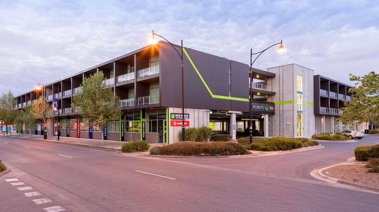 <b>Mawson Lakes Hotel Exterior</b>. Images powered by <a href="https://iceportal.shijigroup.com/" title="IcePortal" target="_blank">IcePortal</a>.
