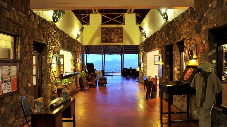 <b>Kilaguni Serena Safari Lodge Lobby</b>. Images powered by <a href="https://iceportal.shijigroup.com/" title="IcePortal" target="_blank">IcePortal</a>.