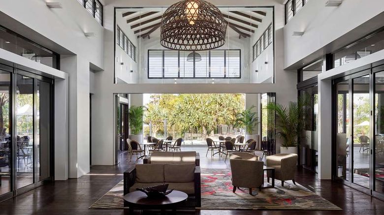 RACV Noosa Resort Lobby. Images powered by <a href="https://iceportal.shijigroup.com" target="_blank" rel="noopener">Ice Portal</a>.