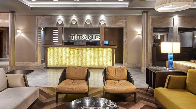 <b>Titanic Comfort Hotel Berlin Mitte Lobby</b>. Images powered by <a href="https://iceportal.shijigroup.com/" title="IcePortal" target="_blank">IcePortal</a>.