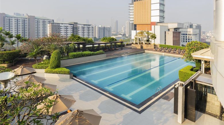<b>Pathumwan Princess Hotel Pool</b>. Images powered by <a href="https://iceportal.shijigroup.com/" title="IcePortal" target="_blank">IcePortal</a>.
