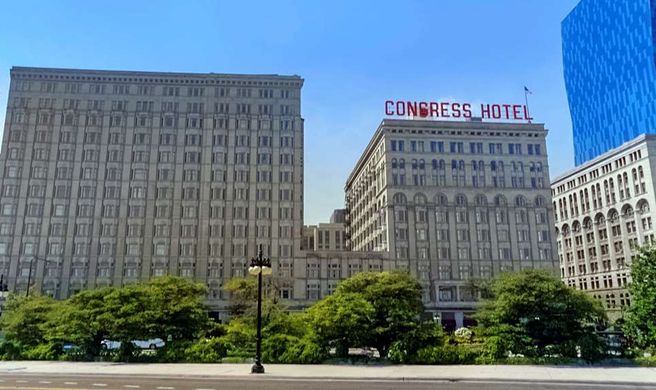 Congress Plaza Hotel Exterior