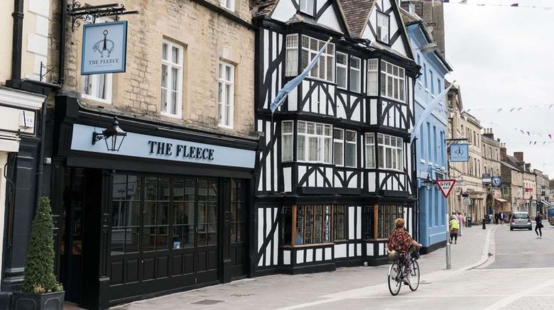 Fleece Hotel Exterior. Images powered by <a href="https://iceportal.shijigroup.com" target="_blank" rel="noopener">Ice Portal</a>.