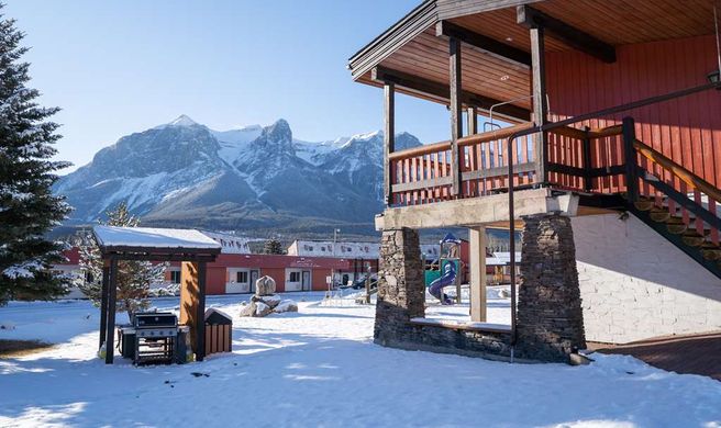 Rocky Mountain Ski Lodge Exterior