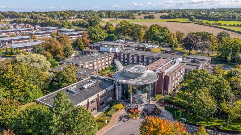 Daresbury Park Hotel  and  Spa Exterior. Images powered by <a href="https://iceportal.shijigroup.com" target="_blank" rel="noopener">Ice Portal</a>.