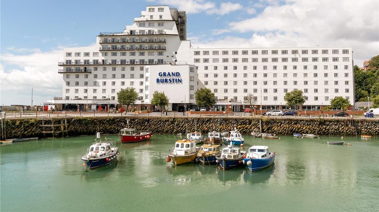 Grand Burstin Hotel Exterior. Images powered by <a href="https://iceportal.shijigroup.com" target="_blank" rel="noopener">Ice Portal</a>.