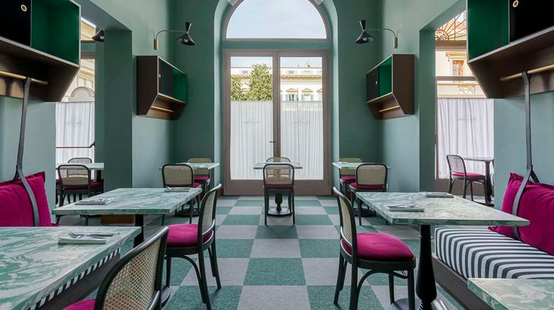 <b>Room Mate Hotel Luca Restaurant</b>. Images powered by <a href="https://iceportal.shijigroup.com/" title="IcePortal" target="_blank">IcePortal</a>.
