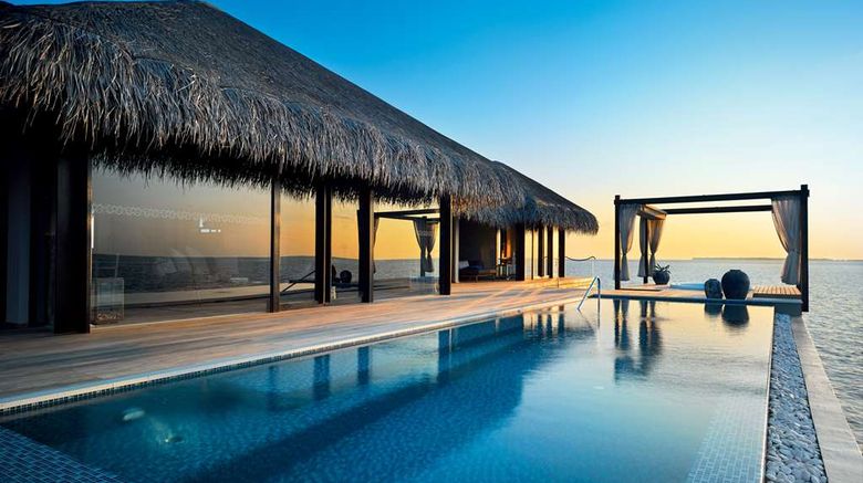 <b>Velaa Private Island Pool</b>. Images powered by <a href="https://iceportal.shijigroup.com/" title="IcePortal" target="_blank">IcePortal</a>.