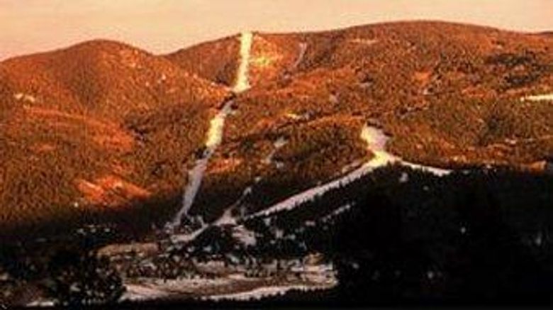 <b>Angel Fire Resort Exterior</b>. Images powered by <a href="https://iceportal.shijigroup.com/" title="IcePortal" target="_blank">IcePortal</a>.
