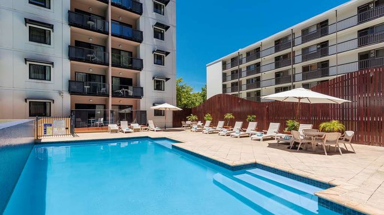 <b>Nesuto Mounts Bay Perth Apartment Hotel Pool</b>. Images powered by <a href="https://iceportal.shijigroup.com/" title="IcePortal" target="_blank">IcePortal</a>.