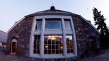 <b>Timberline Lodge Exterior</b>. Images powered by <a href="https://iceportal.shijigroup.com/" title="IcePortal" target="_blank">IcePortal</a>.