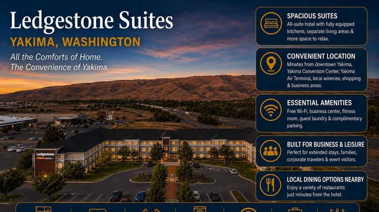 Ledgestone Suites Hotel Yakima Exterior