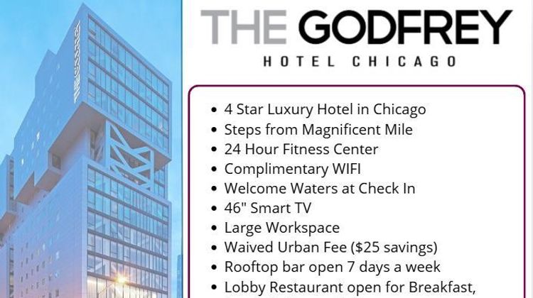 The Godfrey Hotel Chicago Exterior