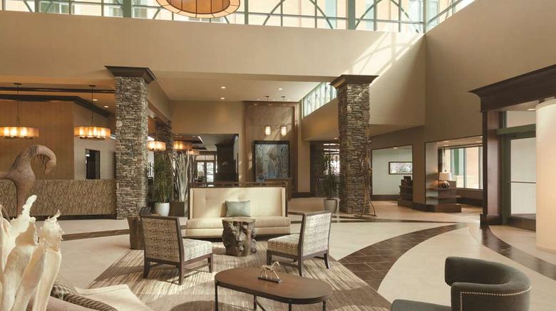 <b>Embassy Suites Saratoga Springs Lobby</b>. Images powered by <a href="https://iceportal.shijigroup.com/" title="IcePortal" target="_blank">IcePortal</a>.