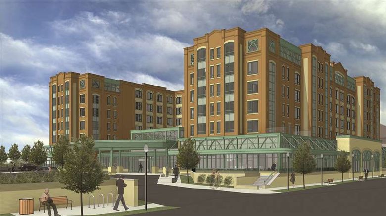 <b>Embassy Suites Saratoga Springs Exterior</b>. Images powered by <a href="https://iceportal.shijigroup.com/" title="IcePortal" target="_blank">IcePortal</a>.