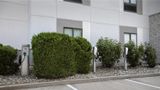 <b>Hampton Inn Waterloo Exterior</b>. Images powered by <a href="https://iceportal.shijigroup.com/" title="IcePortal" target="_blank">IcePortal</a>.