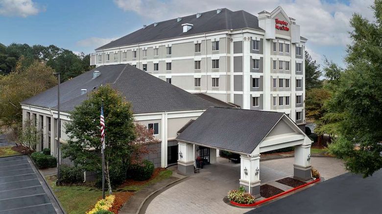 Hampton Inn  and  Suites Alpharetta Exterior. Images powered by <a href="https://iceportal.shijigroup.com" target="_blank" rel="noopener">Ice Portal</a>.