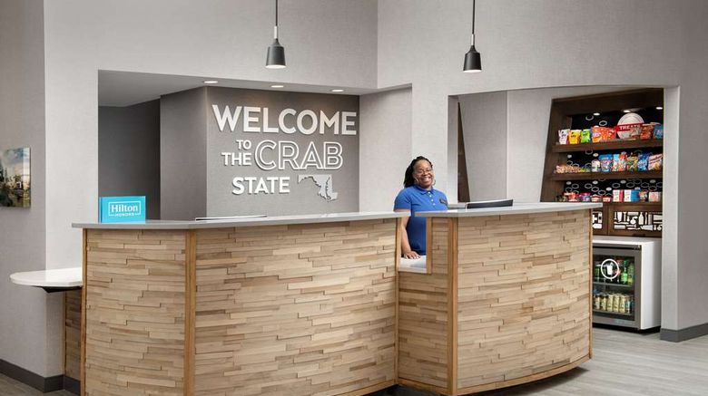 <b>Hampton Inn Baltimore-Camden Yards Lobby</b>. Images powered by <a href="https://iceportal.shijigroup.com/" title="IcePortal" target="_blank">IcePortal</a>.