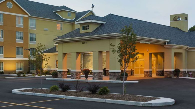 <b>Homewood Suites Vestal by Hilton Exterior</b>. Images powered by <a href="https://iceportal.shijigroup.com/" title="IcePortal" target="_blank">IcePortal</a>.