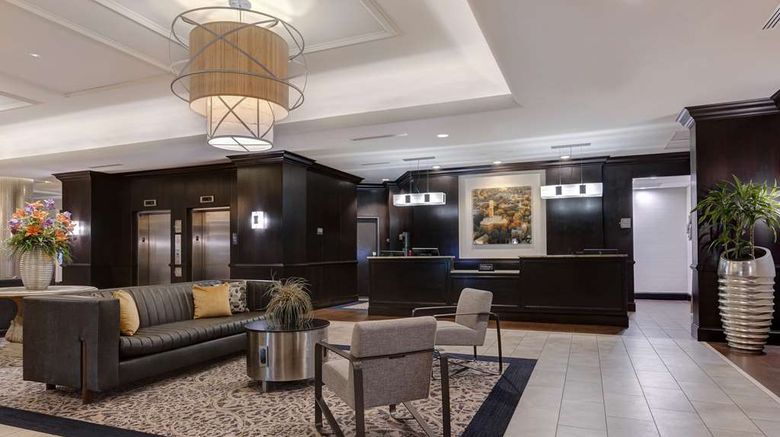 <b>Homewood Suites Nashville Vanderbilt Lobby</b>. Images powered by <a href="https://iceportal.shijigroup.com/" title="IcePortal" target="_blank">IcePortal</a>.