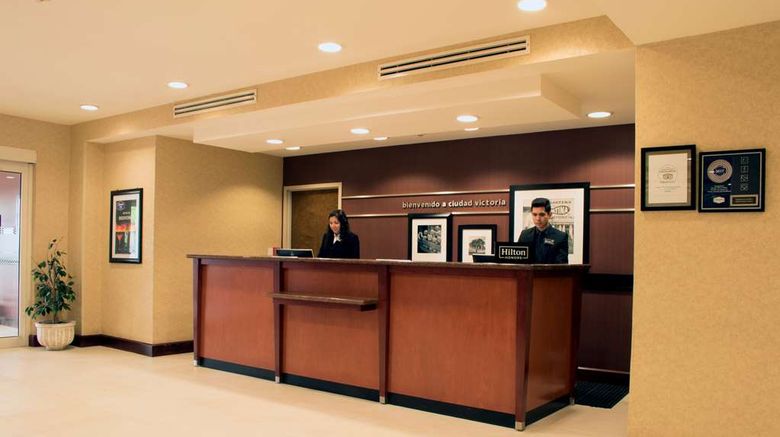 <b>Hampton Inn by Hilton Ciudad Victoria Lobby</b>. Images powered by <a href="https://iceportal.shijigroup.com/" title="IcePortal" target="_blank">IcePortal</a>.