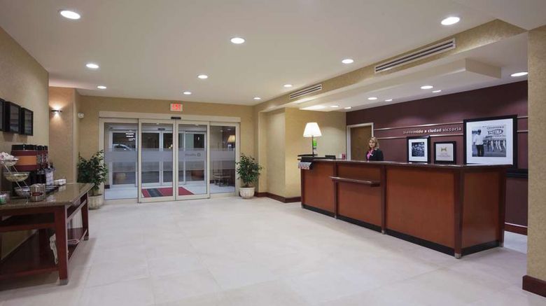 <b>Hampton Inn by Hilton Ciudad Victoria Lobby</b>. Images powered by <a href="https://iceportal.shijigroup.com/" title="IcePortal" target="_blank">IcePortal</a>.