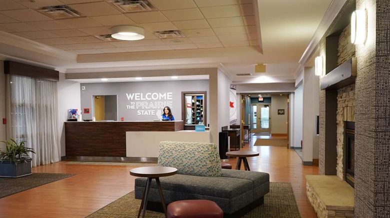 <b>Hampton Inn & Suites Aurora Lobby</b>. Images powered by <a href="https://iceportal.shijigroup.com/" title="IcePortal" target="_blank">IcePortal</a>.