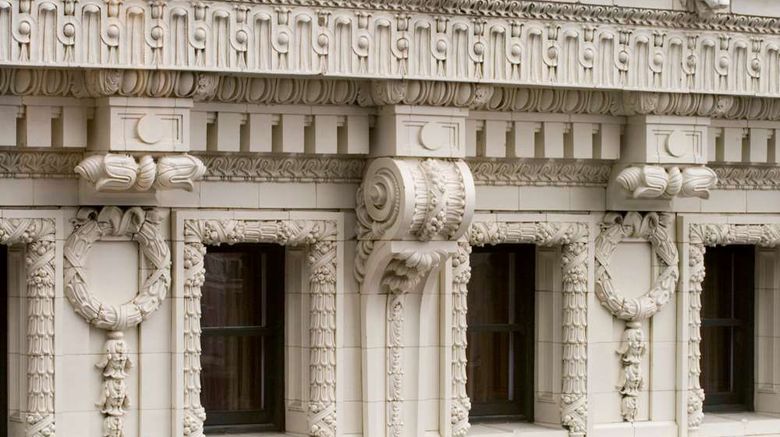 <b>Hampton Inn Majestic Theatre District Exterior</b>. Images powered by <a href="https://iceportal.shijigroup.com/" title="IcePortal" target="_blank">IcePortal</a>.