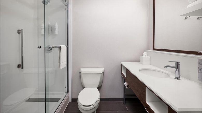 <b>Hampton Inn Majestic Theatre District Room</b>. Images powered by <a href="https://iceportal.shijigroup.com/" title="IcePortal" target="_blank">IcePortal</a>.