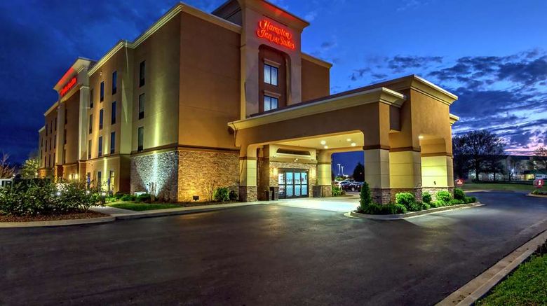 Hampton Inn  and  Suites, Clarksville, TN Exterior. Images powered by <a href="https://iceportal.shijigroup.com" target="_blank" rel="noopener">Ice Portal</a>.