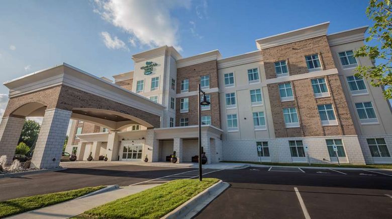 Homewood Suites Charlotte Ballantyne Exterior. Images powered by <a href="https://iceportal.shijigroup.com" target="_blank" rel="noopener">Ice Portal</a>.