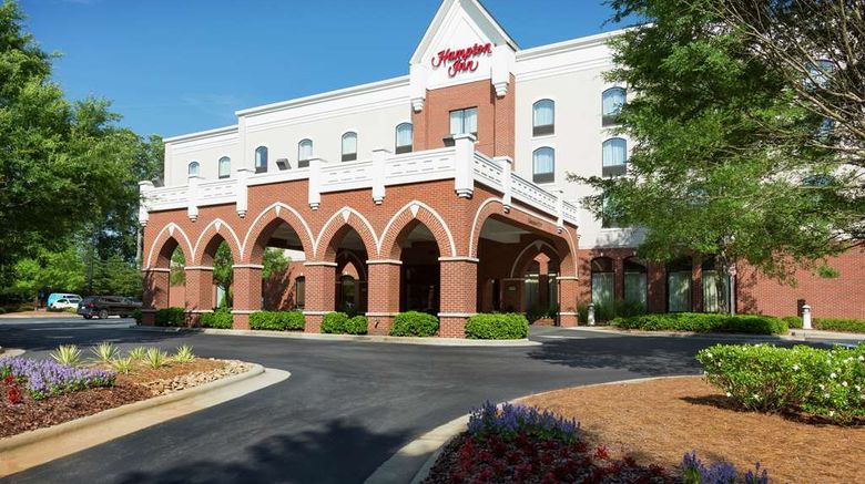 <b>Hampton Inn Charlotte - Belmont Exterior</b>. Images powered by <a href="https://iceportal.shijigroup.com/" title="IcePortal" target="_blank">IcePortal</a>.