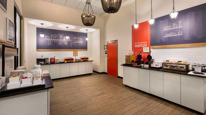 <b>Hampton Inn Charlotte - Belmont Restaurant</b>. Images powered by <a href="https://iceportal.shijigroup.com/" title="IcePortal" target="_blank">IcePortal</a>.