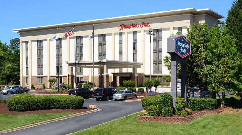Hampton Inn Charlotte-North/Lake Norman Exterior. Images powered by <a href="https://iceportal.shijigroup.com" target="_blank" rel="noopener">Ice Portal</a>.