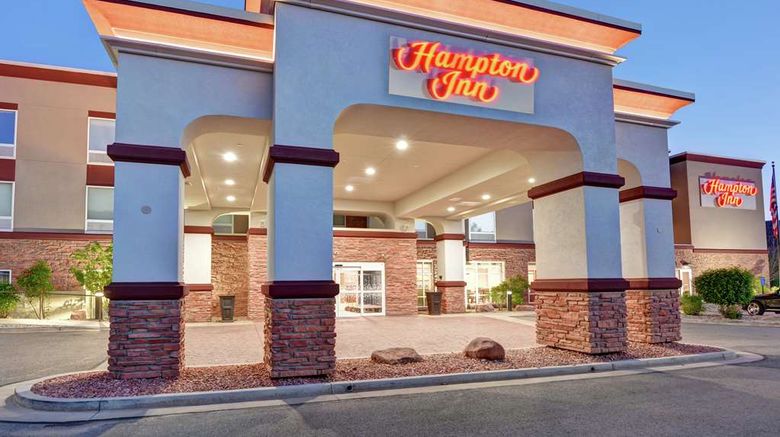 <b>Hampton Inn Moab Exterior</b>. Images powered by <a href="https://iceportal.shijigroup.com/" title="IcePortal" target="_blank">IcePortal</a>.