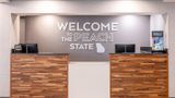 <b>Hampton Inn Commerce Lobby</b>. Images powered by <a href="https://iceportal.shijigroup.com/" title="IcePortal" target="_blank">IcePortal</a>.