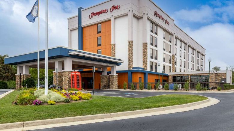 Hampton Inn Christiansburg/Blacksburg Exterior. Images powered by <a href="https://iceportal.shijigroup.com" target="_blank" rel="noopener">Ice Portal</a>.