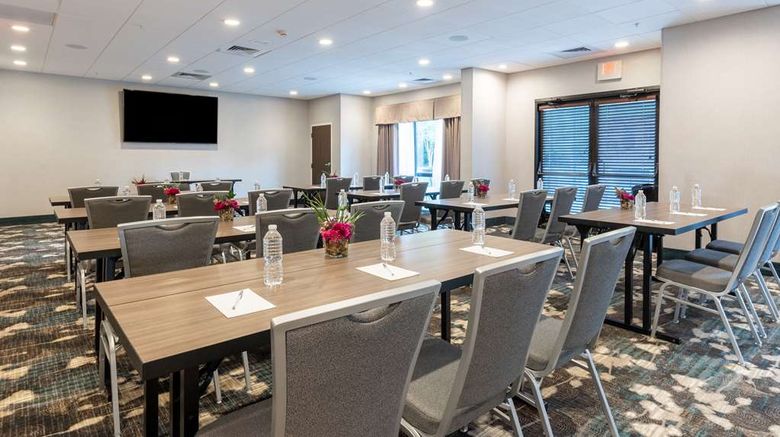 <b>Hampton Inn Christiansburg/Blacksburg Meeting</b>. Images powered by <a href="https://iceportal.shijigroup.com/" title="IcePortal" target="_blank">IcePortal</a>.