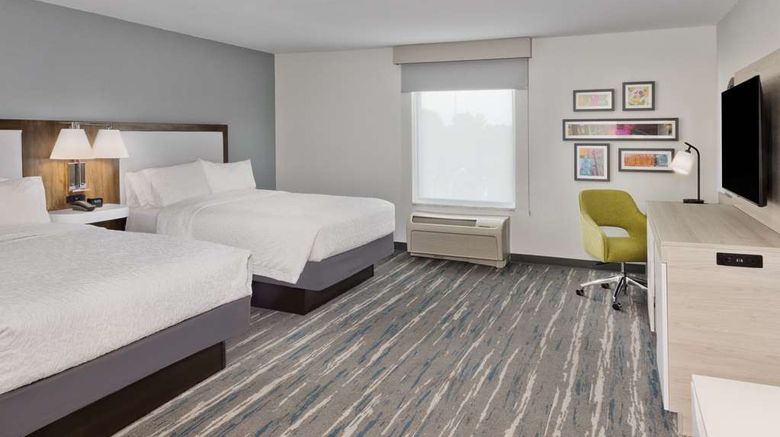 <b>Hampton Inn & Suites Room</b>. Images powered by <a href="https://iceportal.shijigroup.com/" title="IcePortal" target="_blank">IcePortal</a>.