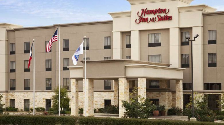 Hampton Inn  and  Suites Conroe Exterior. Images powered by <a href="https://iceportal.shijigroup.com" target="_blank" rel="noopener">Ice Portal</a>.