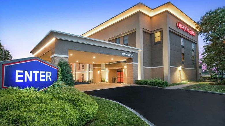 <b>Hampton Inn Corydon Exterior</b>. Images powered by <a href="https://iceportal.shijigroup.com/" title="IcePortal" target="_blank">IcePortal</a>.