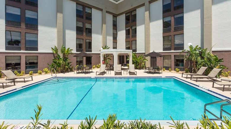 <b>Hampton Inn Daytona Speedway-Airport Pool</b>. Images powered by <a href="https://iceportal.shijigroup.com/" title="IcePortal" target="_blank">IcePortal</a>.