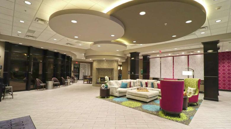 <b>Hampton Inn Kearney Lobby</b>. Images powered by <a href="https://iceportal.shijigroup.com/" title="IcePortal" target="_blank">IcePortal</a>.