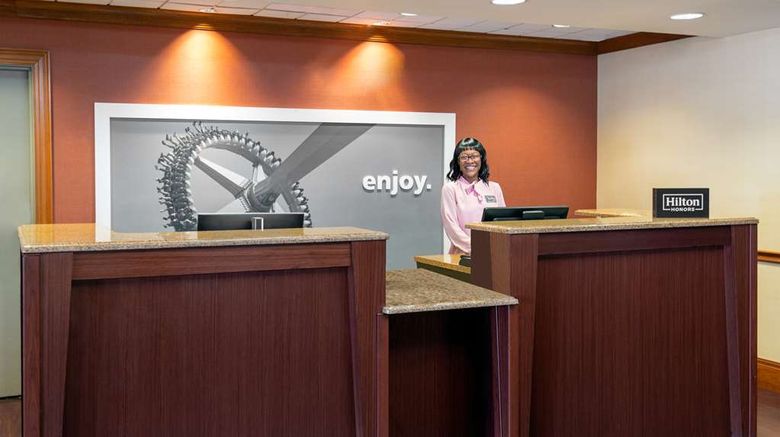 <b>Hampton Inn Springfield South Enfield Lobby</b>. Images powered by <a href="https://iceportal.shijigroup.com/" title="IcePortal" target="_blank">IcePortal</a>.