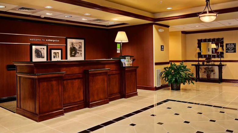 <b>Hampton Inn Enterprise Lobby</b>. Images powered by <a href="https://iceportal.shijigroup.com/" title="IcePortal" target="_blank">IcePortal</a>.