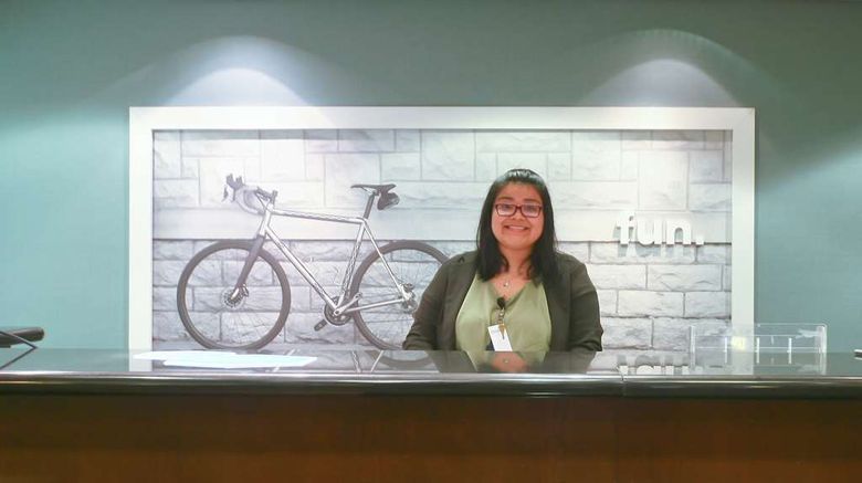 <b>Hampton Inn New Brunswick Lobby</b>. Images powered by <a href="https://iceportal.shijigroup.com/" title="IcePortal" target="_blank">IcePortal</a>.