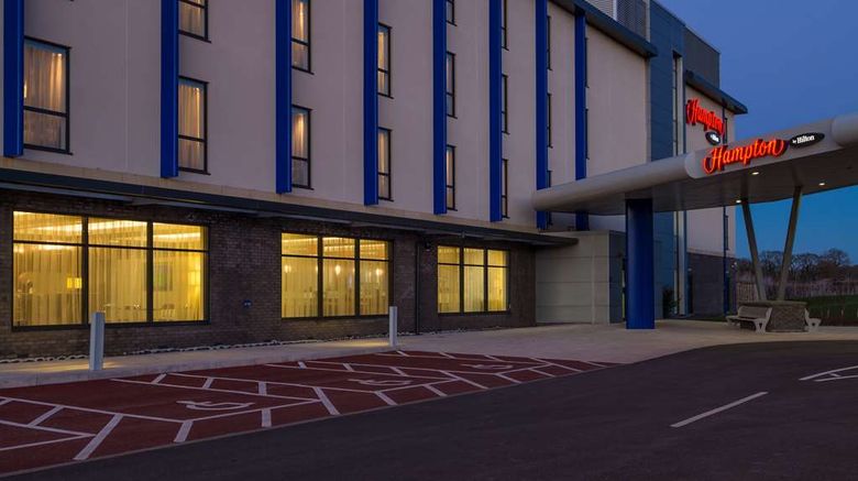 <b>Hampton by Hilton Exeter Airport Exterior</b>. Images powered by <a href="https://iceportal.shijigroup.com/" title="IcePortal" target="_blank">IcePortal</a>.