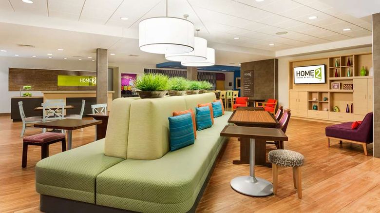 <b>Home2 Suites By Hilton Fargo Lobby</b>. Images powered by <a href="https://iceportal.shijigroup.com/" title="IcePortal" target="_blank">IcePortal</a>.