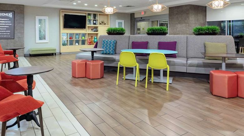 <b>Home2 Suites by Hilton Fayetteville Fort Lobby</b>. Images powered by <a href="https://iceportal.shijigroup.com/" title="IcePortal" target="_blank">IcePortal</a>.
